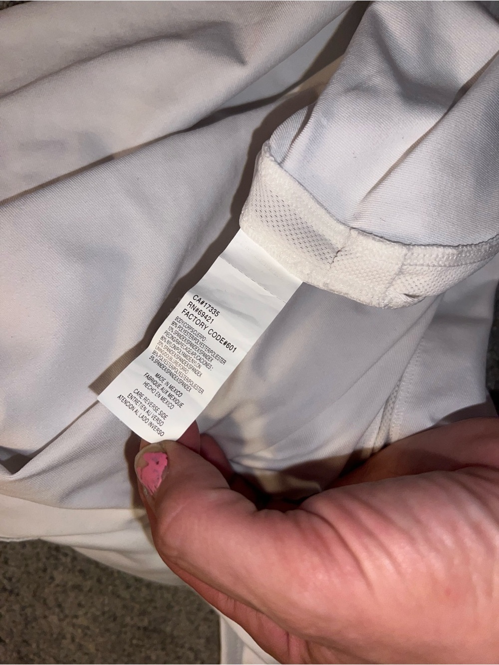 Reebok White Sleeveless Athletic Tennis Dress - Picture 5 of 5